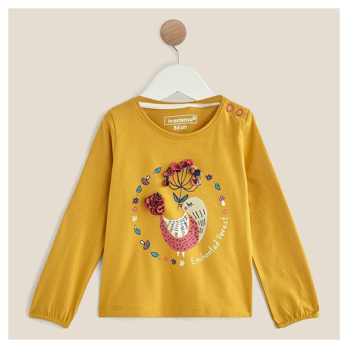 IN EXTENSO T-shirt manches longues bébé fille