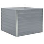 Voir la diapositive 2 : VIDAXL Jardiniere 100x100x77 cm Acier galvanise Gris