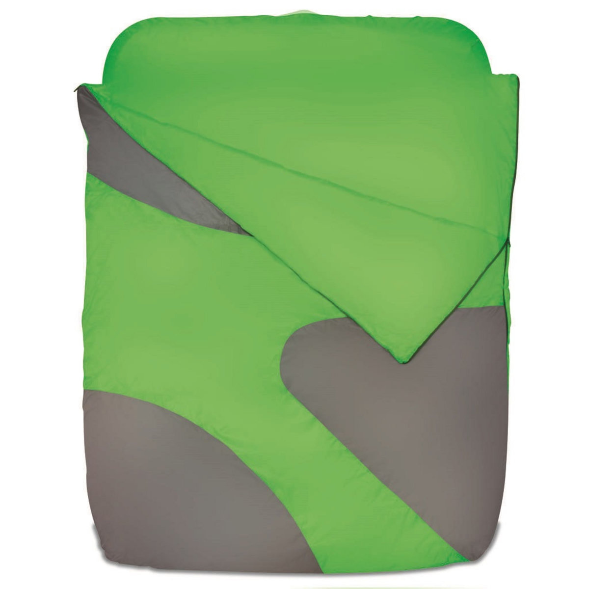 BESTWAY Lit gonflable ASLEPA avec oreiller intégré + sac de couchage 2 places