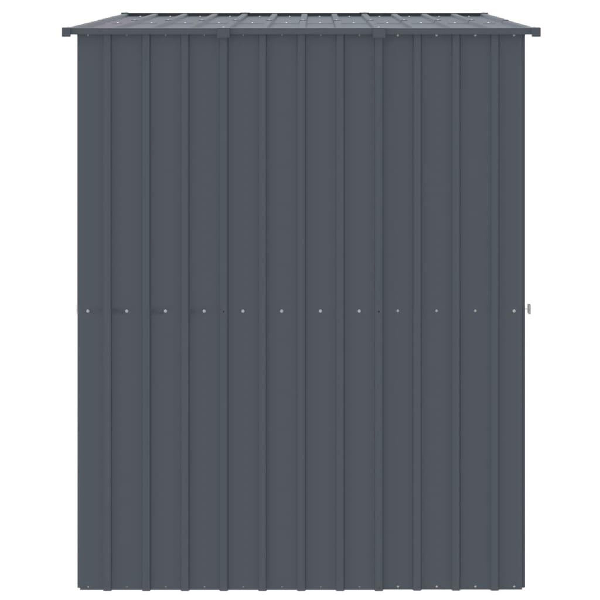Voir la diapositive 4 : VIDAXL Niche pour chien avec toit anthracite acier galvanise