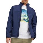 Jack & Jones Veste  oftshell  Homme Jack & Jones Marvin Collar. Coloris disponibles : Bleu