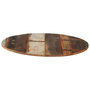 Voir la diapositive 2 : VIDAXL Dessus de table rond 70 cm 15-16 mm Bois de recuperation