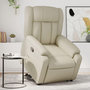 Voir la diapositive 1 : VIDAXL Fauteuil inclinable Creme Similicuir