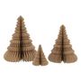Voir la diapositive 2 : Paris Prix Sapin de Noël à Poser en Papier  Pliant  30cm Beige