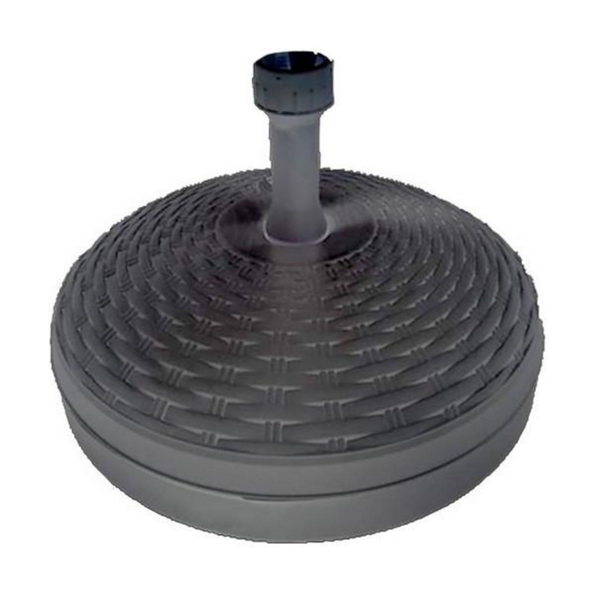 IPAE-PROGARDEN Base pour parapluie IPAE Progarden 20 L Noir polypropylène (58 X 15 cm)