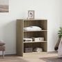 Voir la diapositive 3 : VIDAXL Garde robe chêne sonoma 77x48x102 cm bois d ingénierie