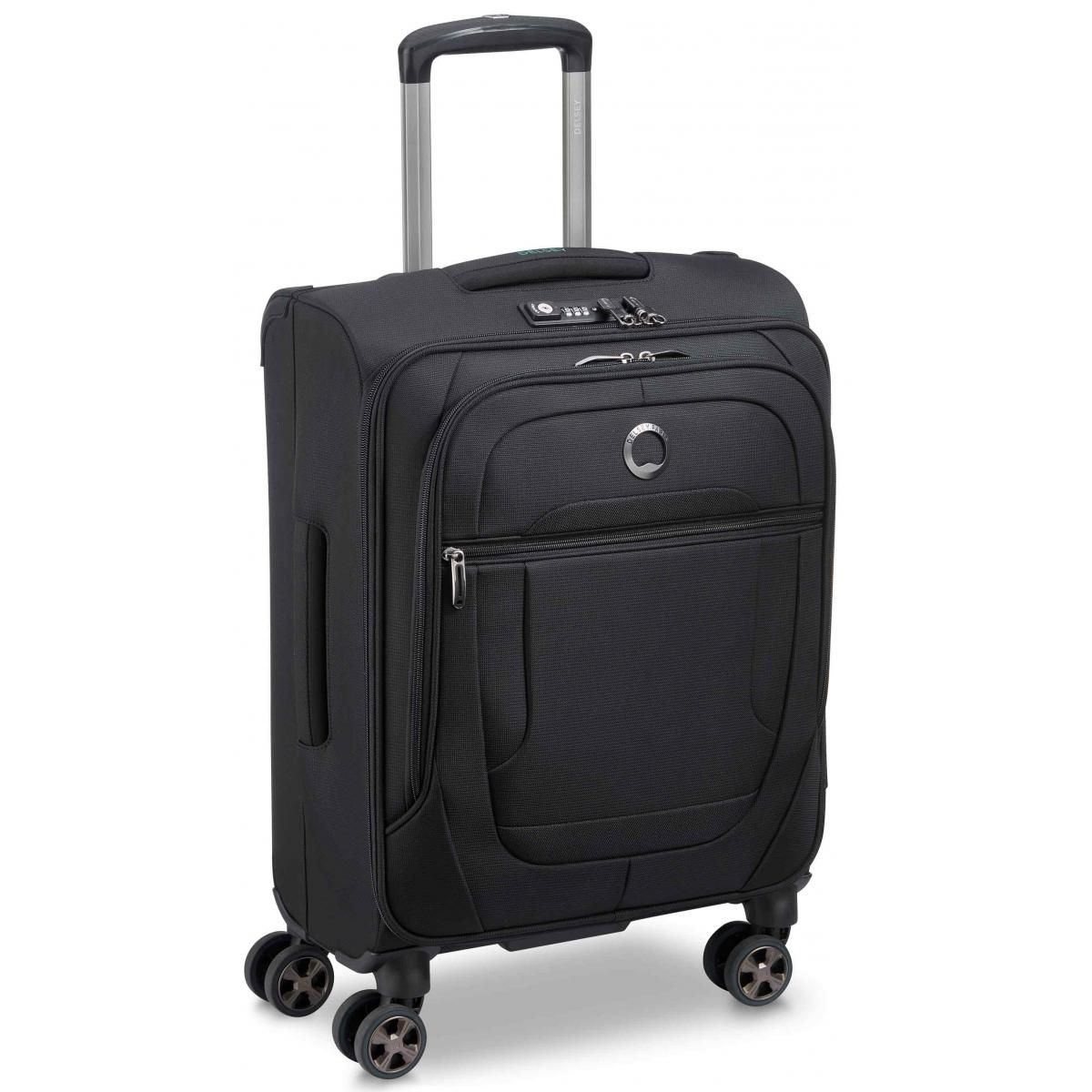 Delsey Valise cabine souple slim Helium DLX TSA 55cm