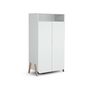Voir la diapositive 4 : AT4 Chambre enfant lit + commode 3 tiroirs et armoire en bois PIRATE