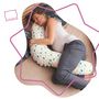 Voir la diapositive 5 : BADABULLE Coussin de maternité évolutif Plumes