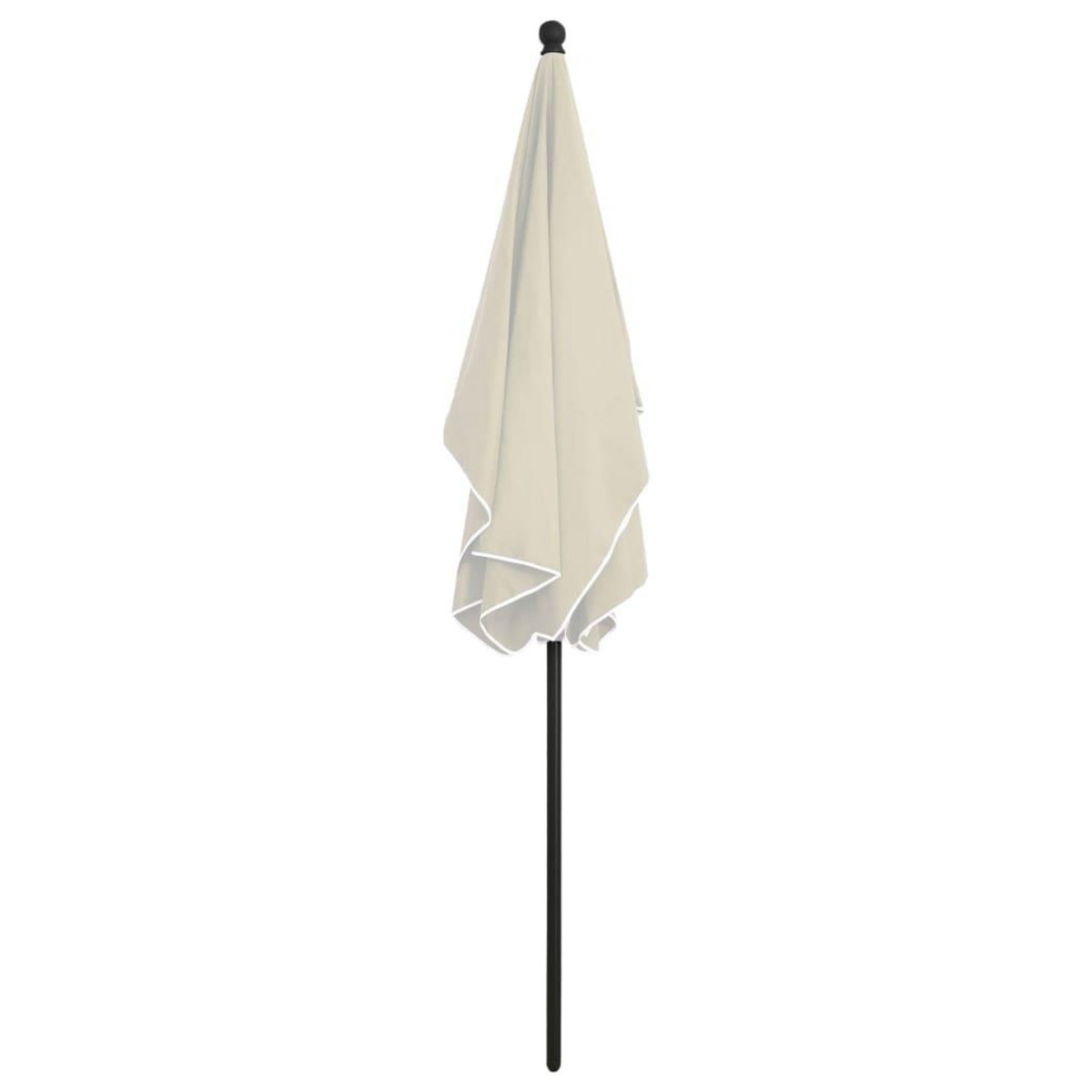 VIDAXL Parasol de jardin avec mat 210x140 cm Sable