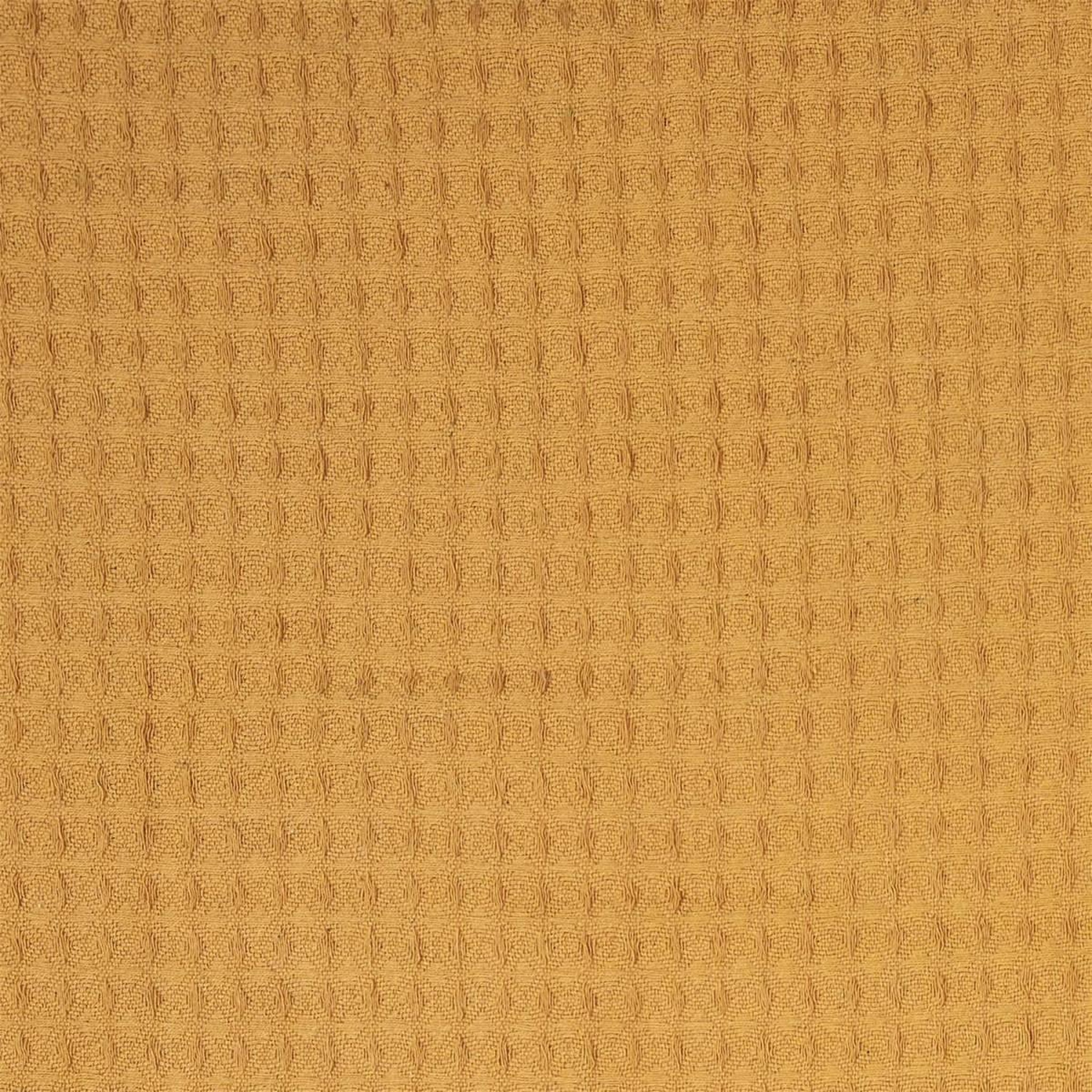 Voir la diapositive 4 : The Home Deco Factory Jeté de canapé  gaufré  130x160cm jaune ocre