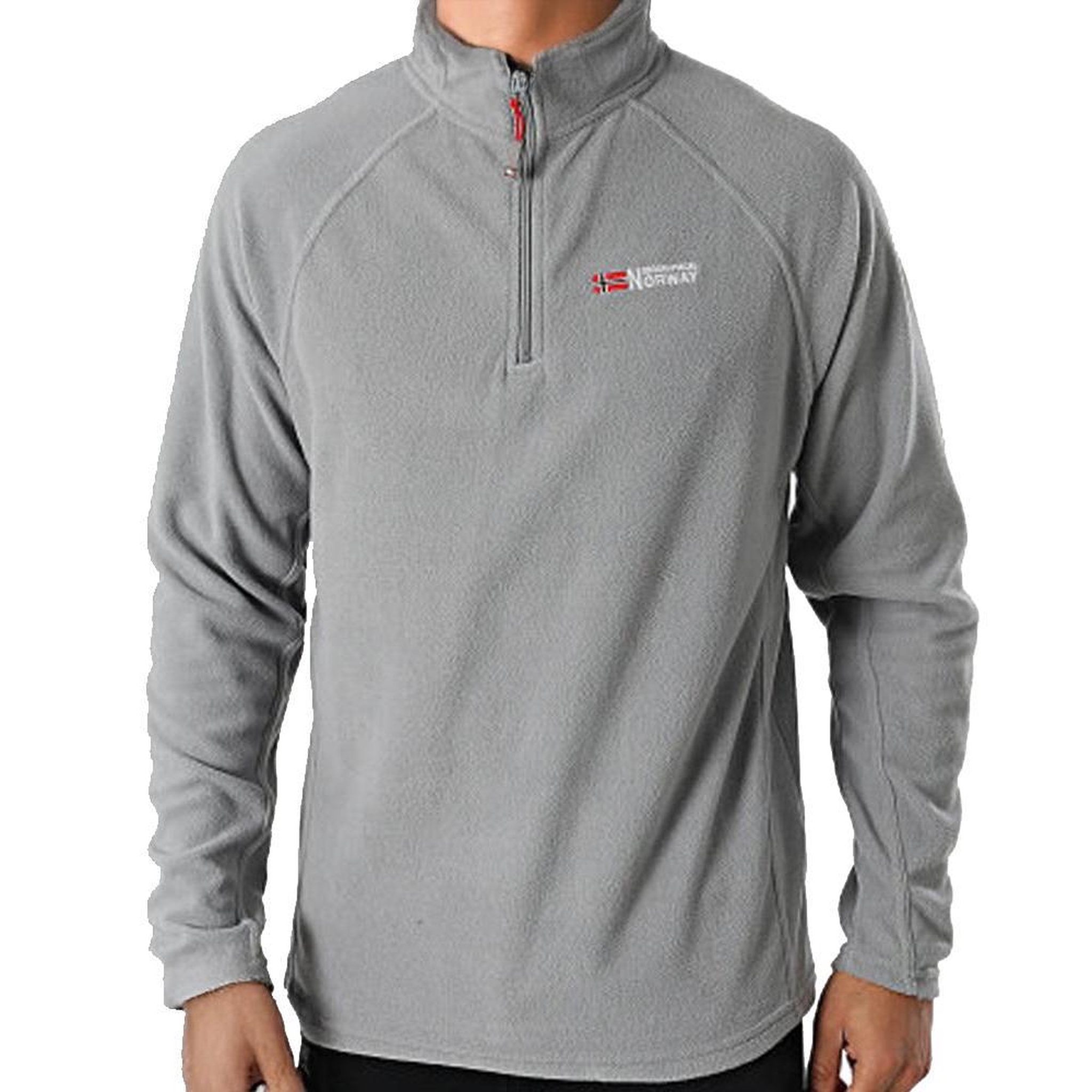 GEOGRAPHICAL NORWAY Veste Polaire 1/4 de Zip  Homme Geographical Norway Men 233. Coloris disponibles : Gris