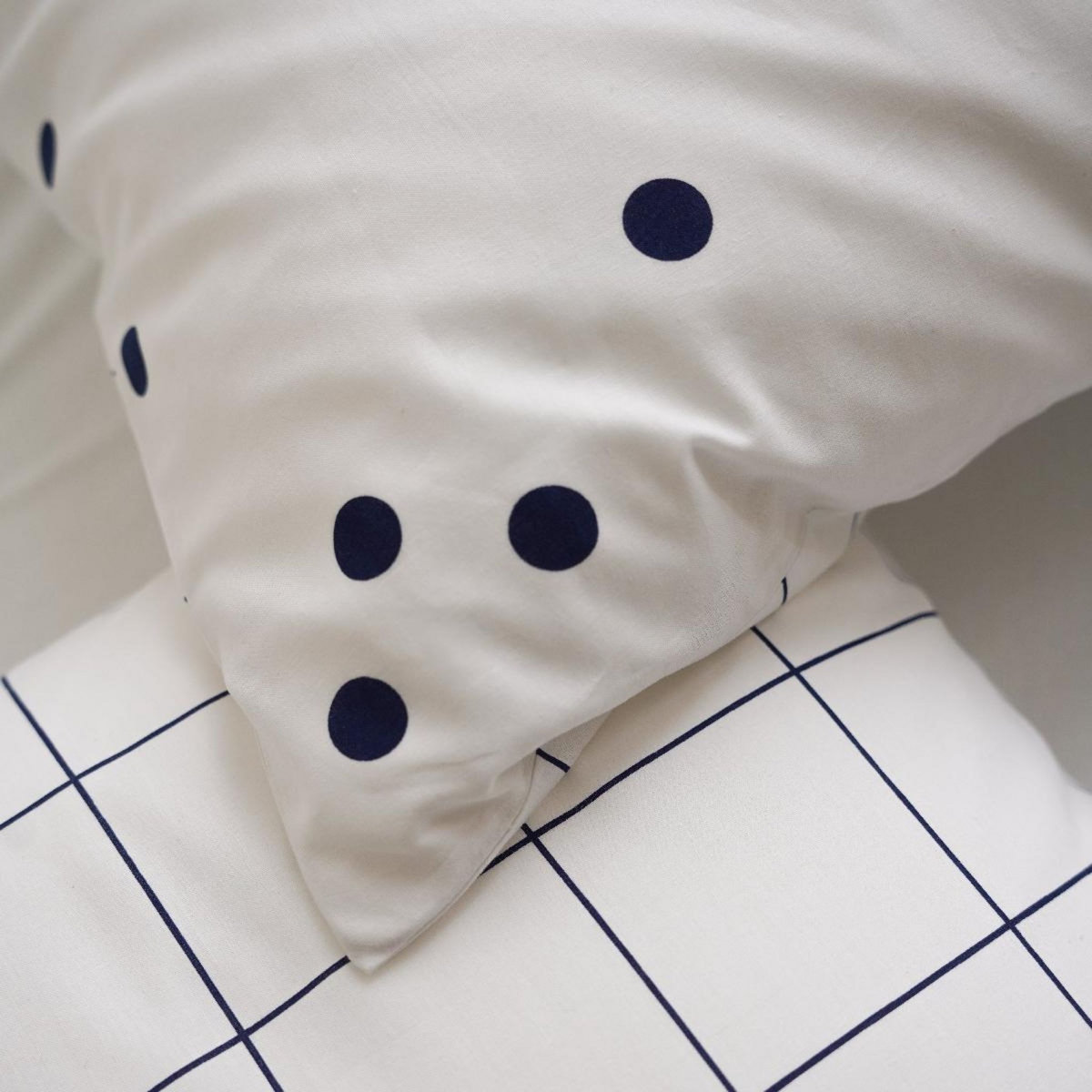 DODO Pack Housse de couette + Taie(s) d'oreiller Coton Lune