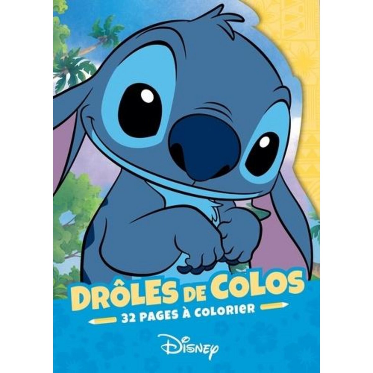 Livret de Coloriage Stitch Disney Stickers Crayons de Couleur