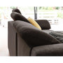 Voir la diapositive 3 : BEST MOBILIER Clever - canapé d'angle gauche - 5 places - convertible avec coffre et têtières - en tissu
