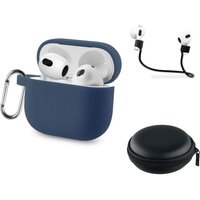 Accessoire tracker bluetooth lanière airtag bleu nuit bleu Apple