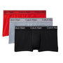 Voir la diapositive 1 : CALVIN KLEIN JEANS X3 Boxers /Rouge/Gris Homme Calvin Klein Jeans  ow Rise Trunk