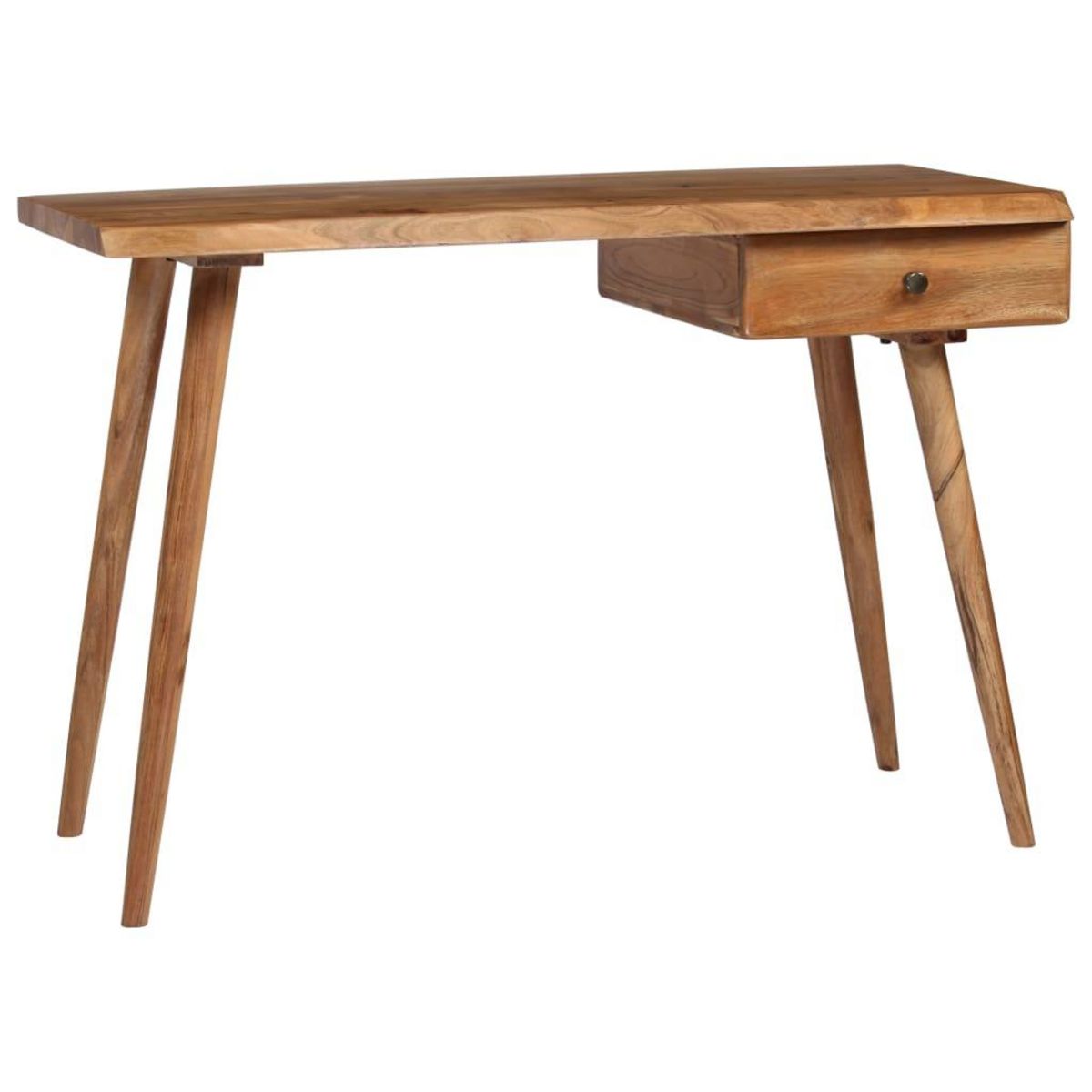 VIDAXL Table a ecrire Bois d'acacia massif 110 x 50 x 76 cm