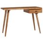 Voir la diapositive 4 : VIDAXL Table a ecrire Bois d'acacia massif 110 x 50 x 76 cm