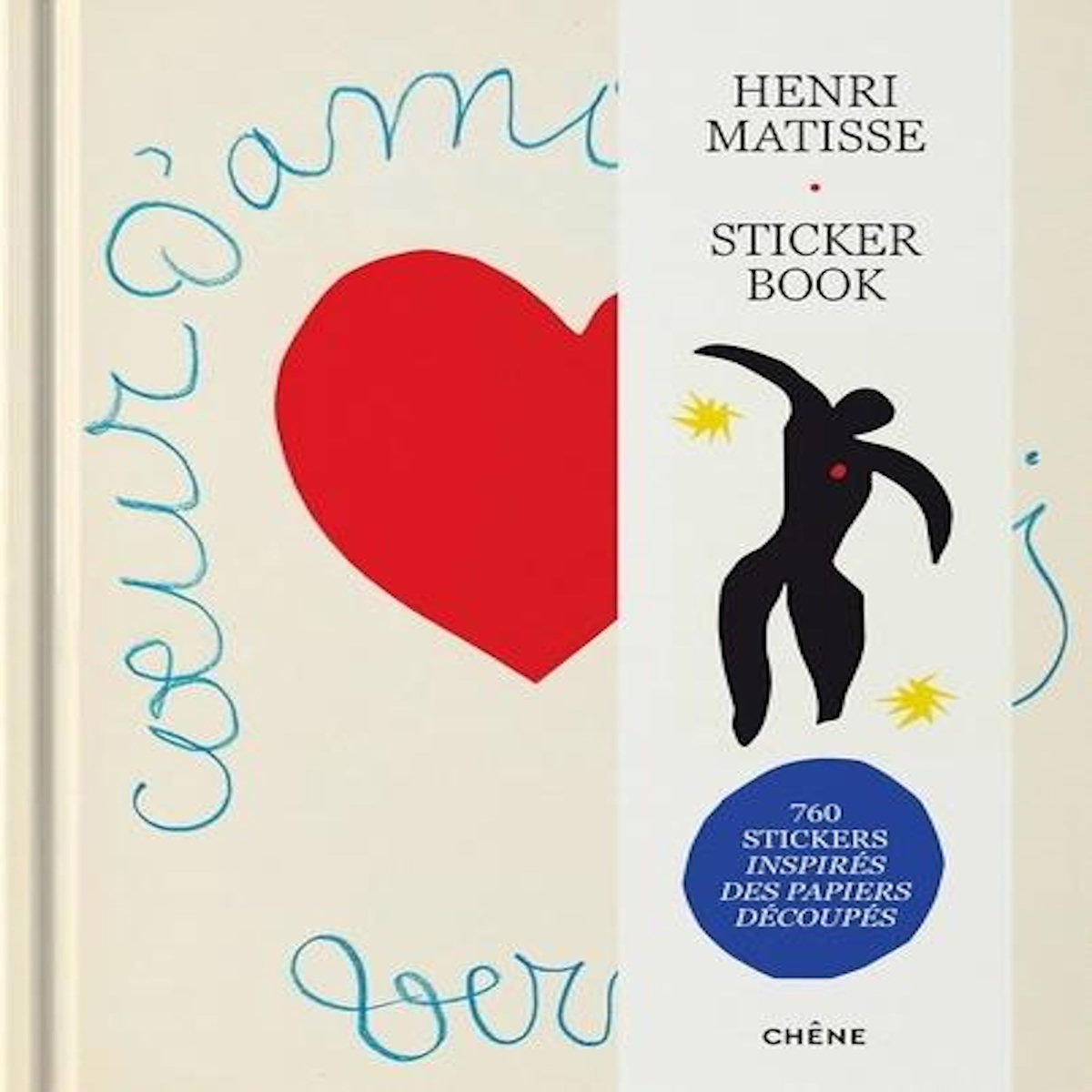 STICKER BOOK HENRI MATISSE. 760 STICKERS INSPIRES DES PAPIERS DECOUPES, Editions du Chêne