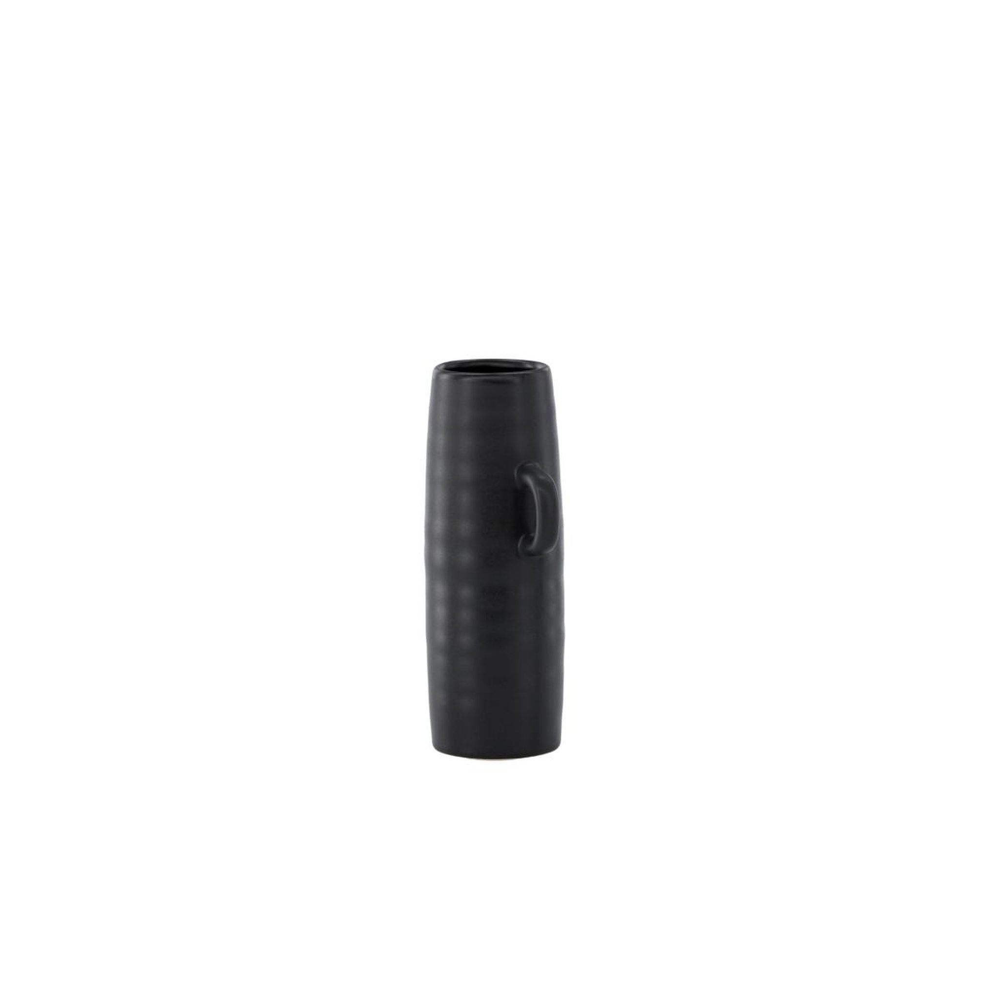 Voir la diapositive 3 : Paris Prix Vase ondulé en céramique  cent  25cm noir