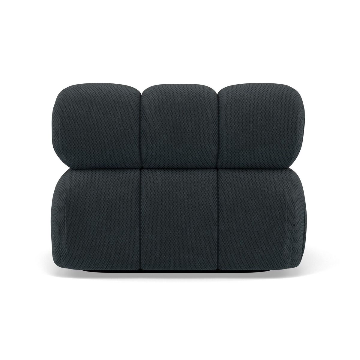 LISA DESIGN Ruby - module d'assise gauche en velours texturé