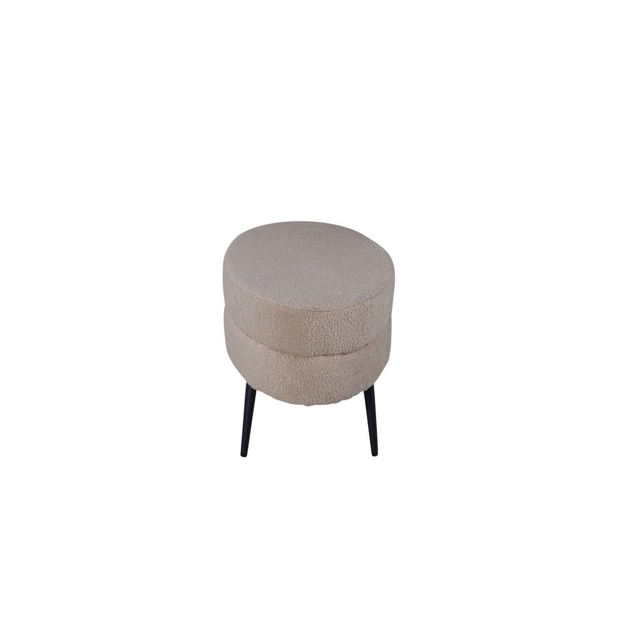 Voir la diapositive 3 : Paris Prix Pouf design bouclette  otto  100cm beige