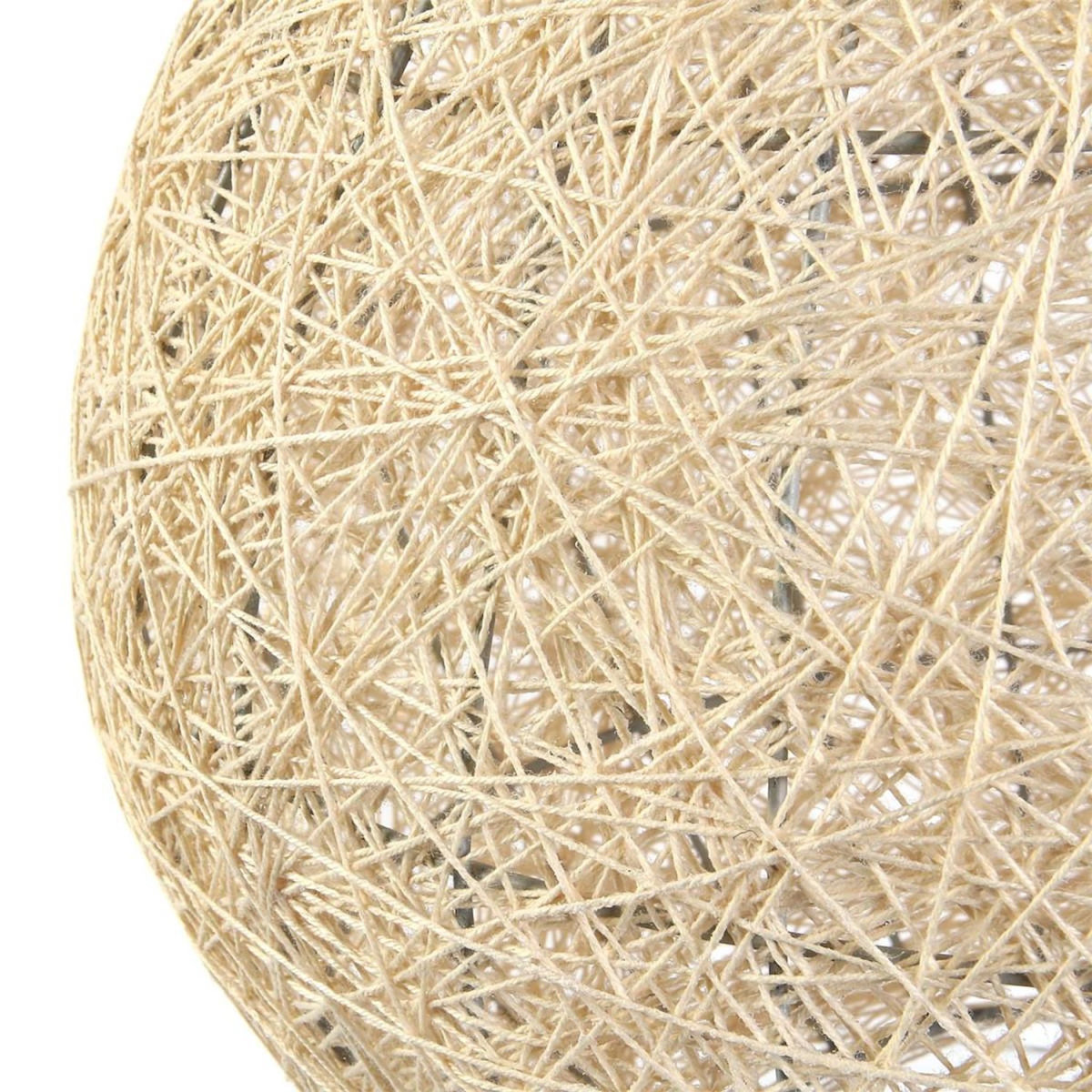 Paris Prix Lampe Suspension Ronde  Tissée  30cm Naturel