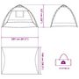 Voir la diapositive 6 : VIDAXL Tente de plage 2 personnes liberation rapide impermeable