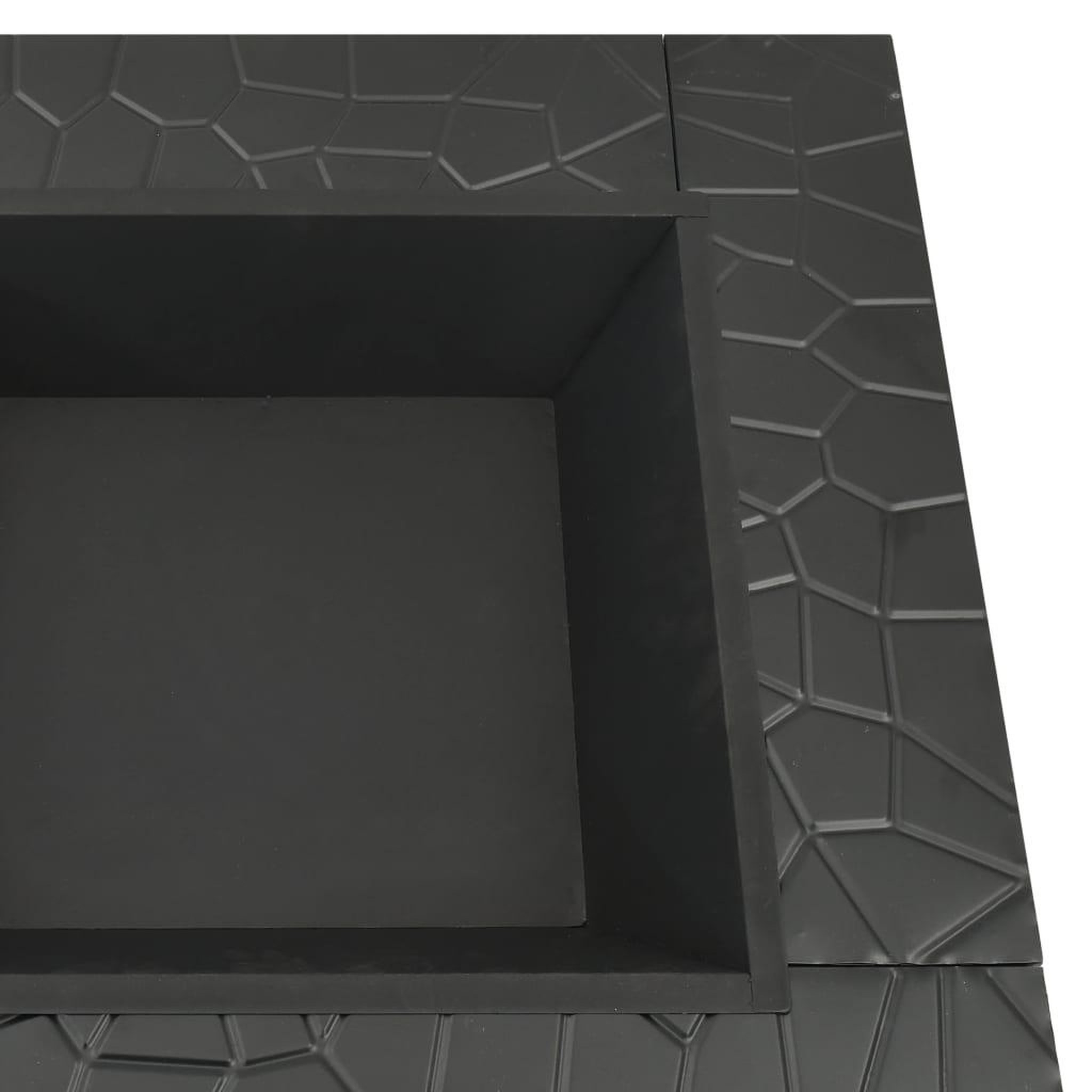 Voir la diapositive 5 : VIDAXL Foyer de jardin avec tisonnier 81x81x47 cm XXL Acier