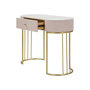 Voir la diapositive 3 : Paris Prix Console Design Effet Marbre  Montpellier  100cm Rose & Or