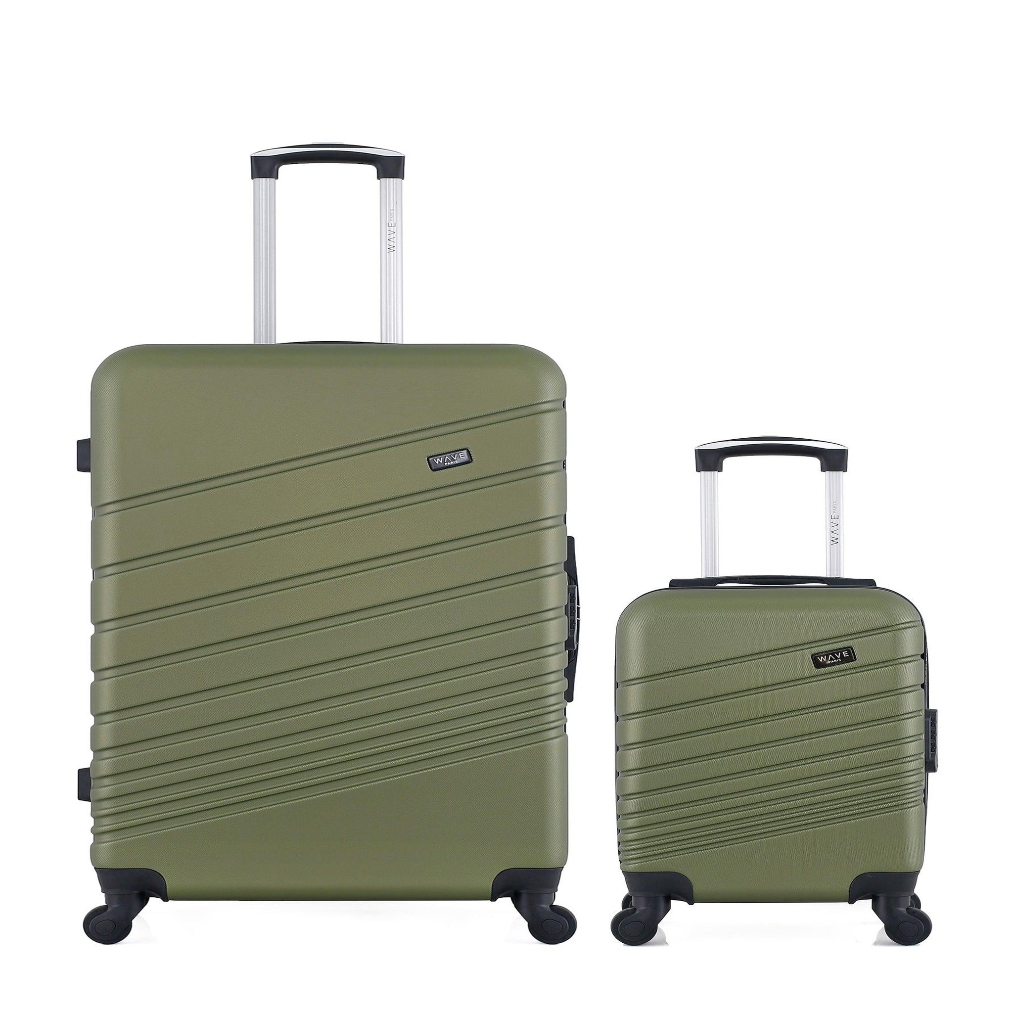 WAVE PARIS Lot de 2 - valises grand format et cabine xxs tigre