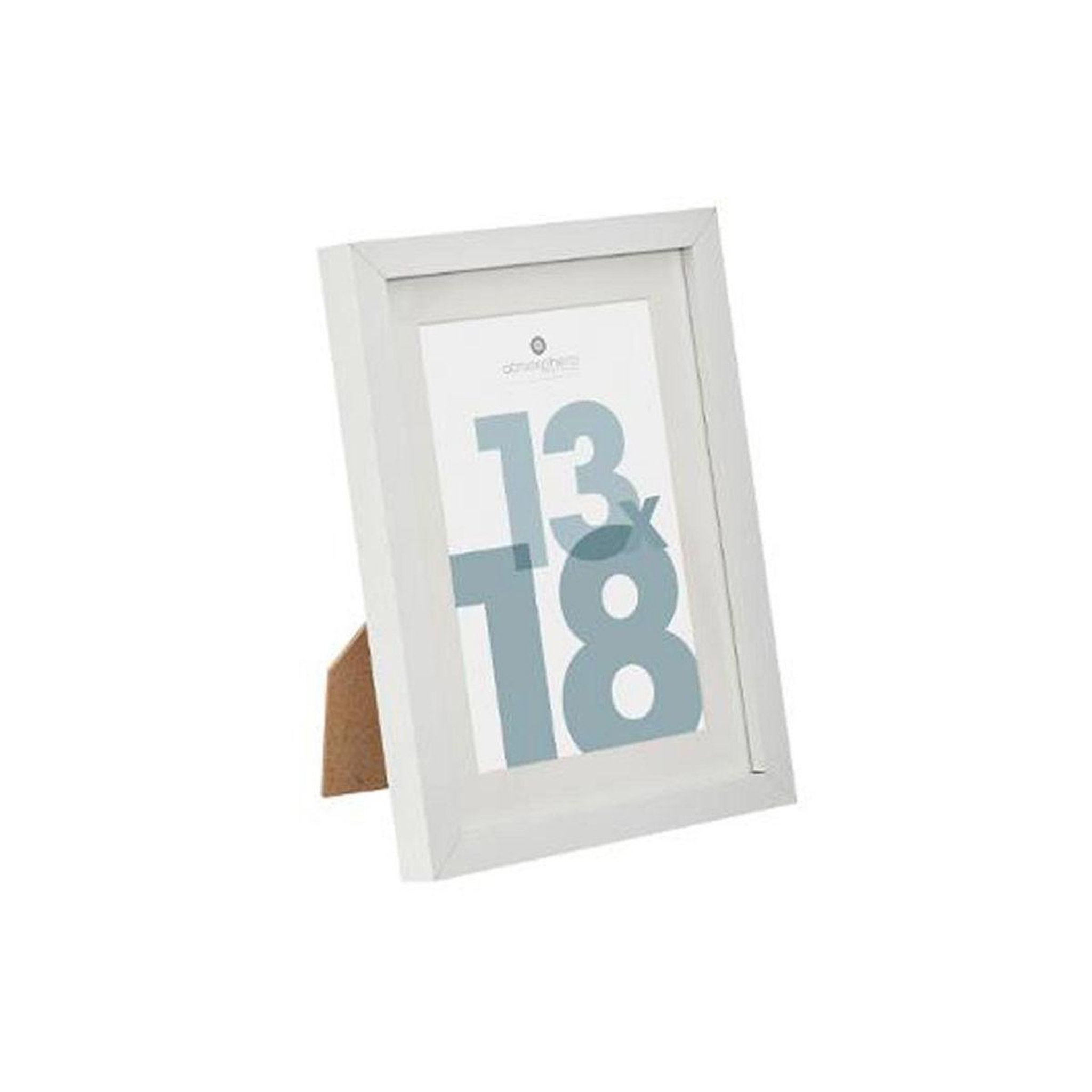 ATMOSPHERA Cadre photo en verre  manu  13x18cm blanc