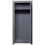 Voir la diapositive 3 : VIDAXL Garde-robe Gris 80x50x171,5 cm Pin massif Assortiment Panama