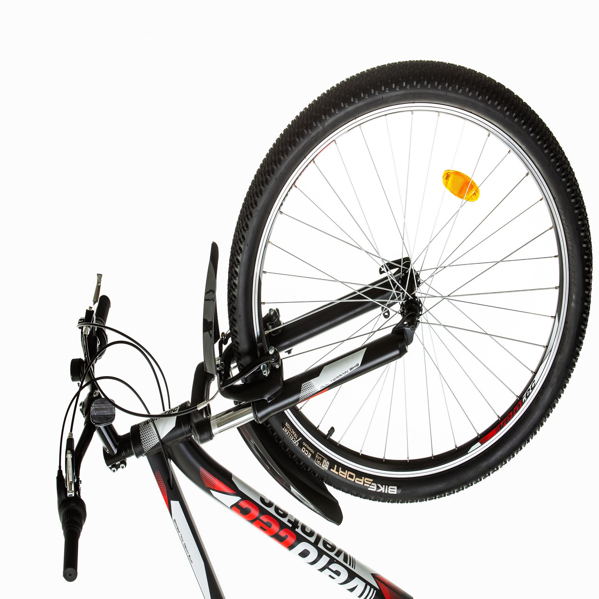 Voir la diapositive 6 : VTT 27.5'' Cadre Aluminium - Fourche Télescopique - 21 Vitesses avec équipement Shimano ( Dérailleurs, roue libre et poignées )