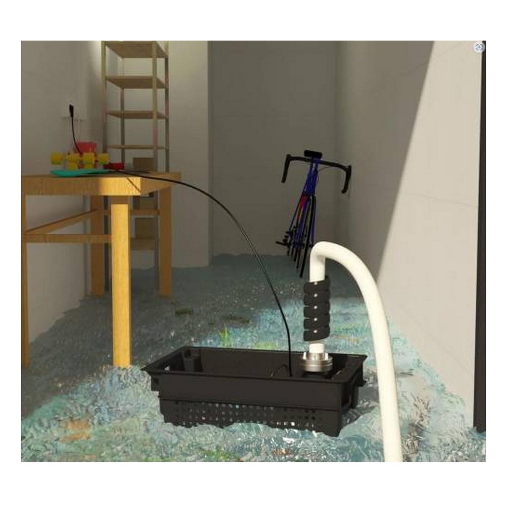Voir la diapositive 3 : SFA Pompe vide-cave 450w avec kit inondation - SANISUBSTEEL101