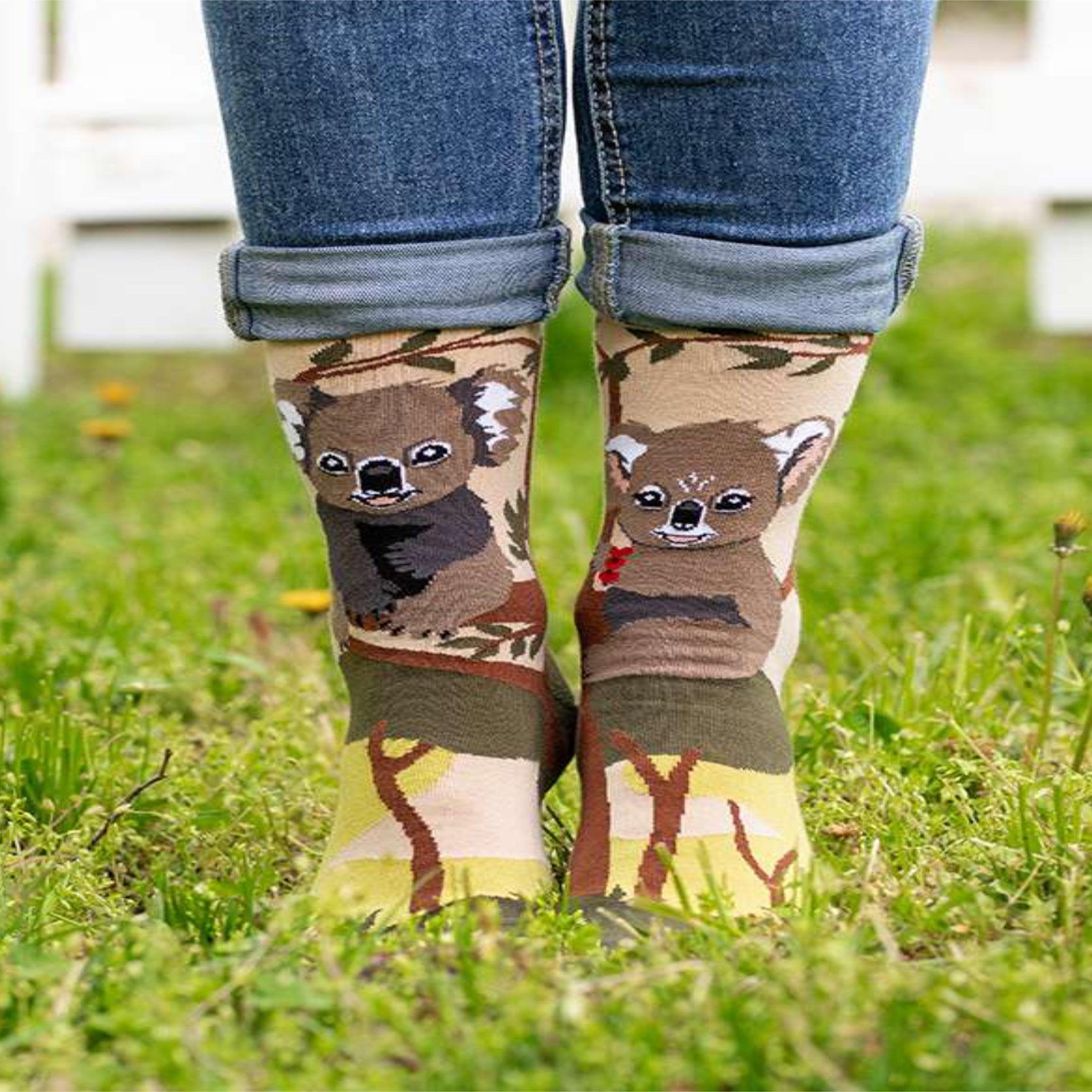 Voir la diapositive 3 : PIRIN HILL Chaussettes arty koalas amoureux
