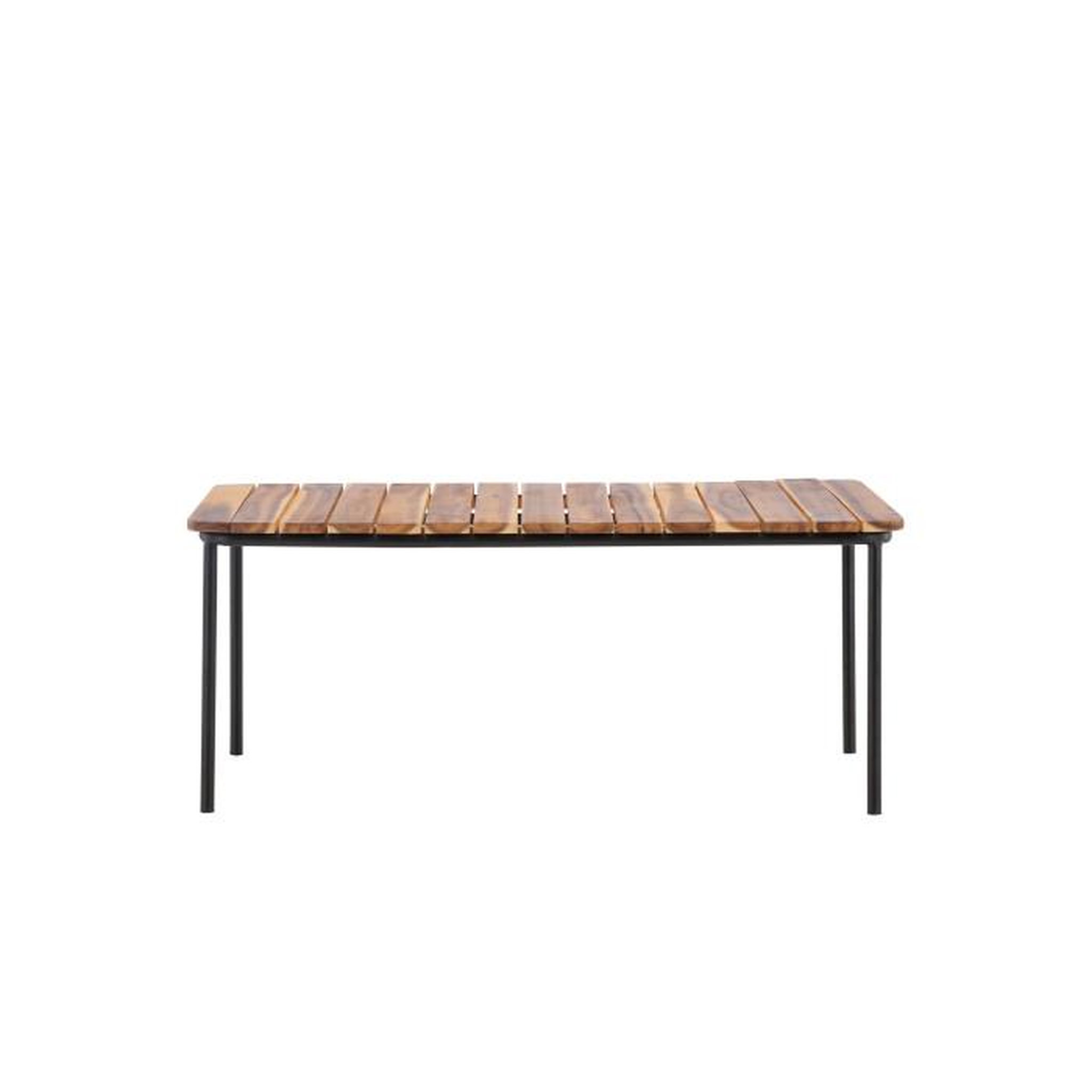Voir la diapositive 2 : Paris Prix Table Basse de Jardin en Bois  Penh  100cm Naturel