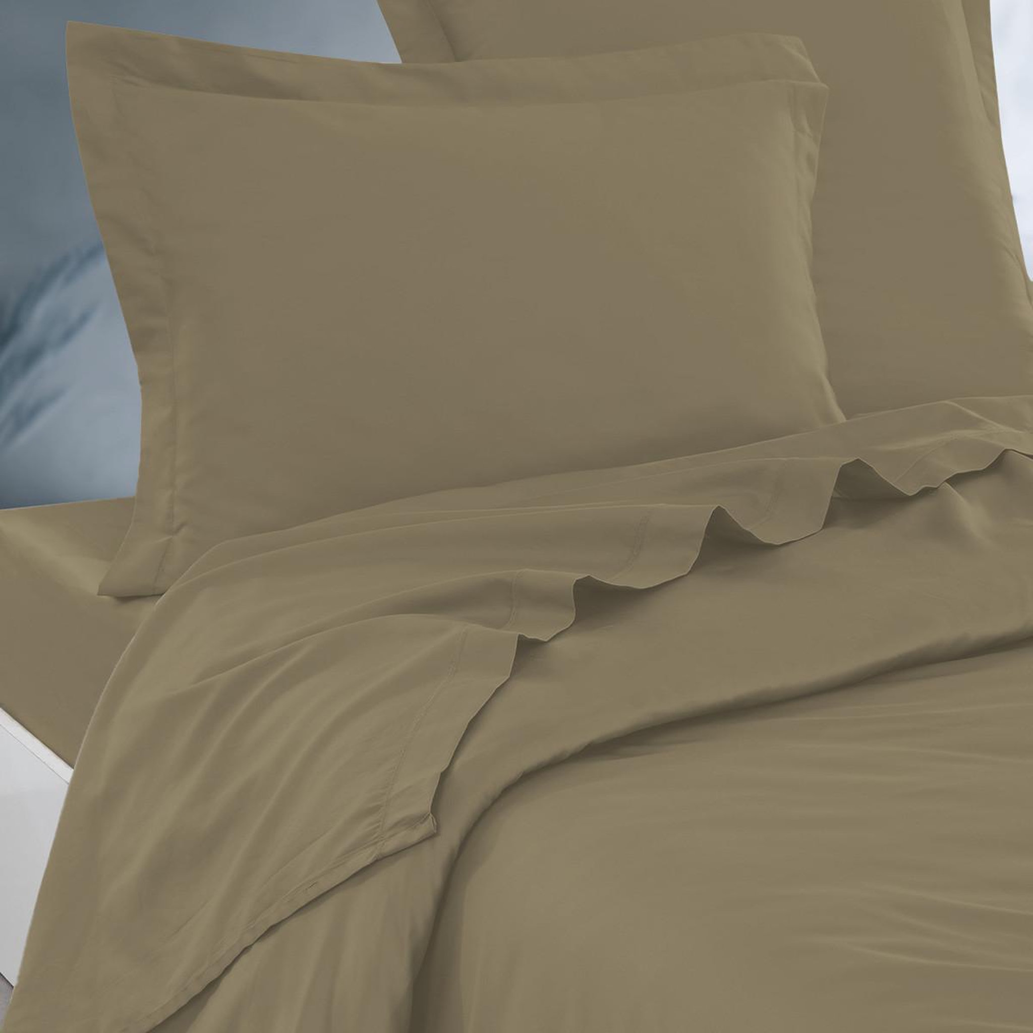 Voir la diapositive 2 : Sensei Maison Drap plat en percale de coton SOFT PERCALE