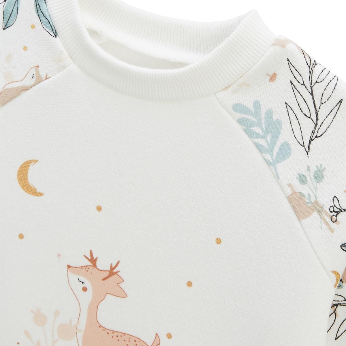 Petit Béguin Sweat-shirt bébé en molleton Alma