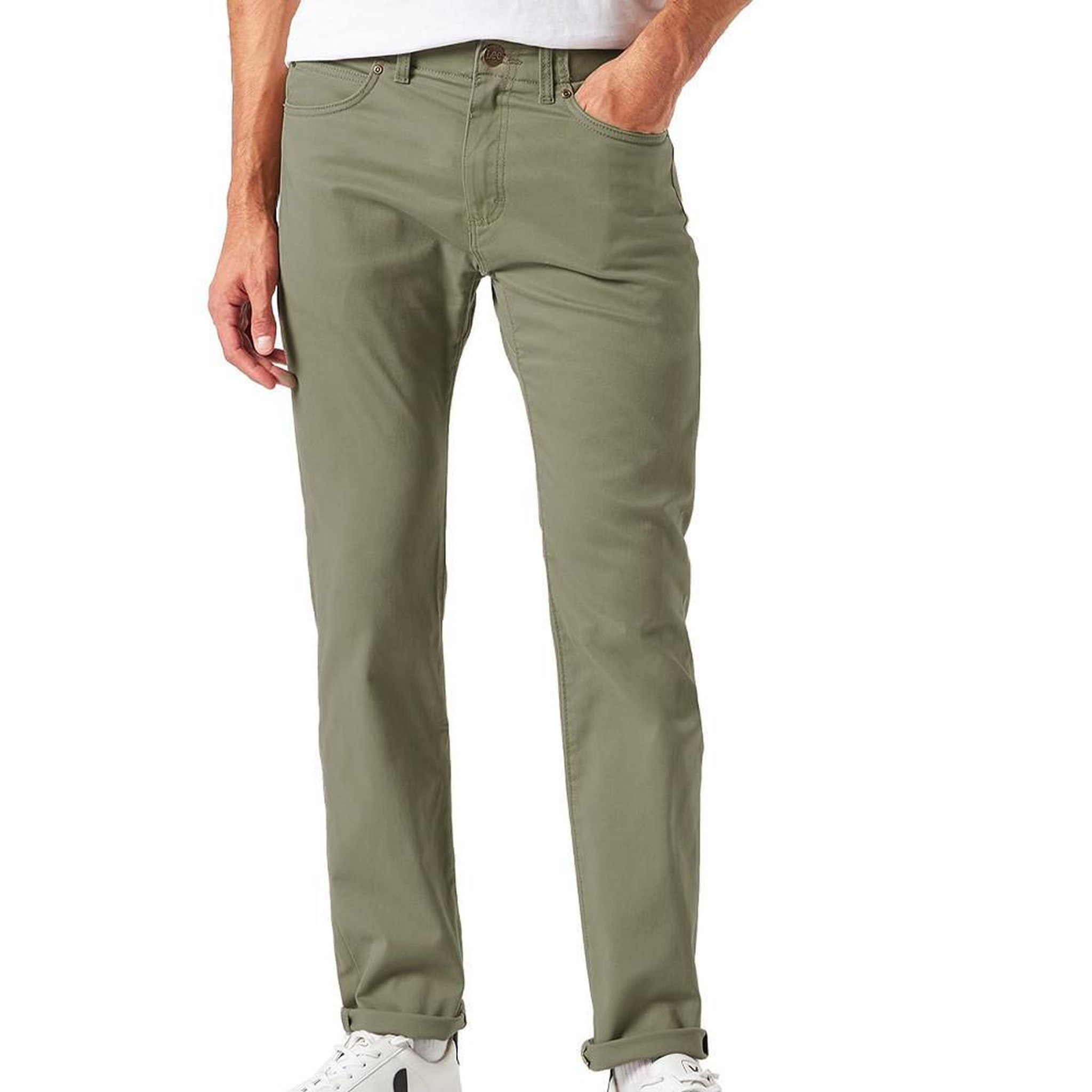 Voir la diapositive 1 : LEE Jean kaki homme lee fit