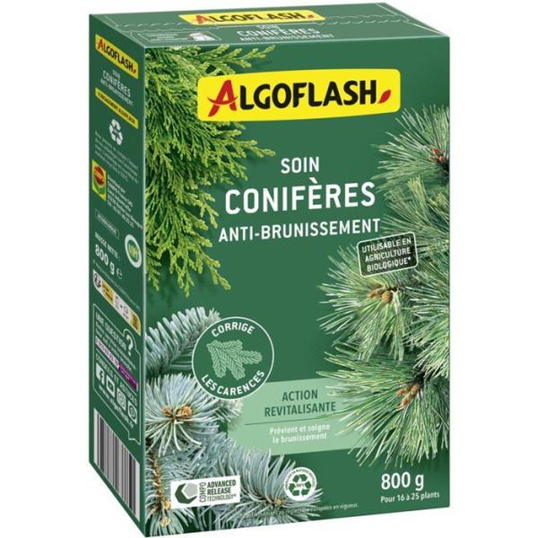 ALGOFLASH Soin coniferes - algoflash - anti-brunissement - 800 g - uab
