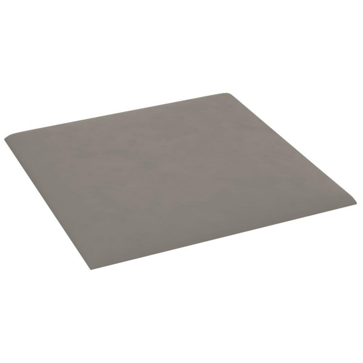 VIDAXL Panneaux muraux 12 pcs Gris clair 30x30 cm Velours 1,08 m²