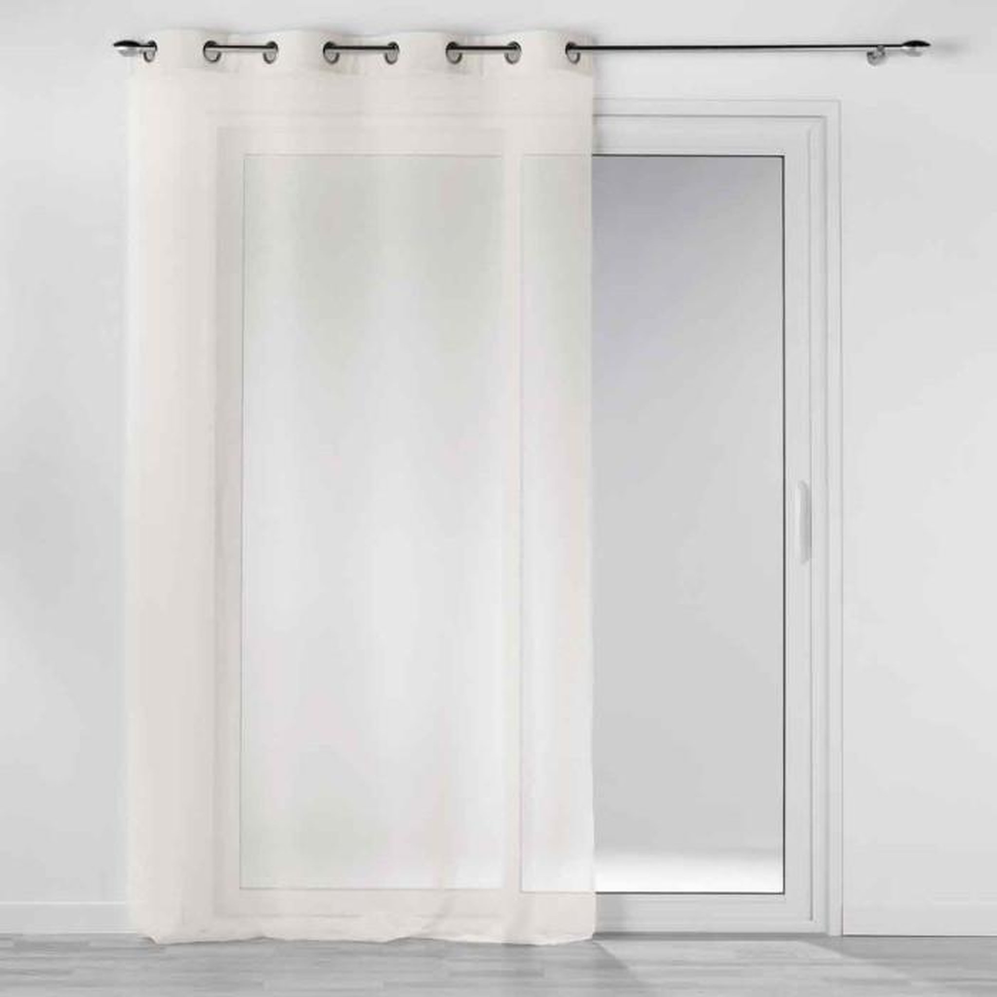 Voir la diapositive 1 : Paris Prix Rideau Voilage à Œillets  Casual  140x240cm Naturel