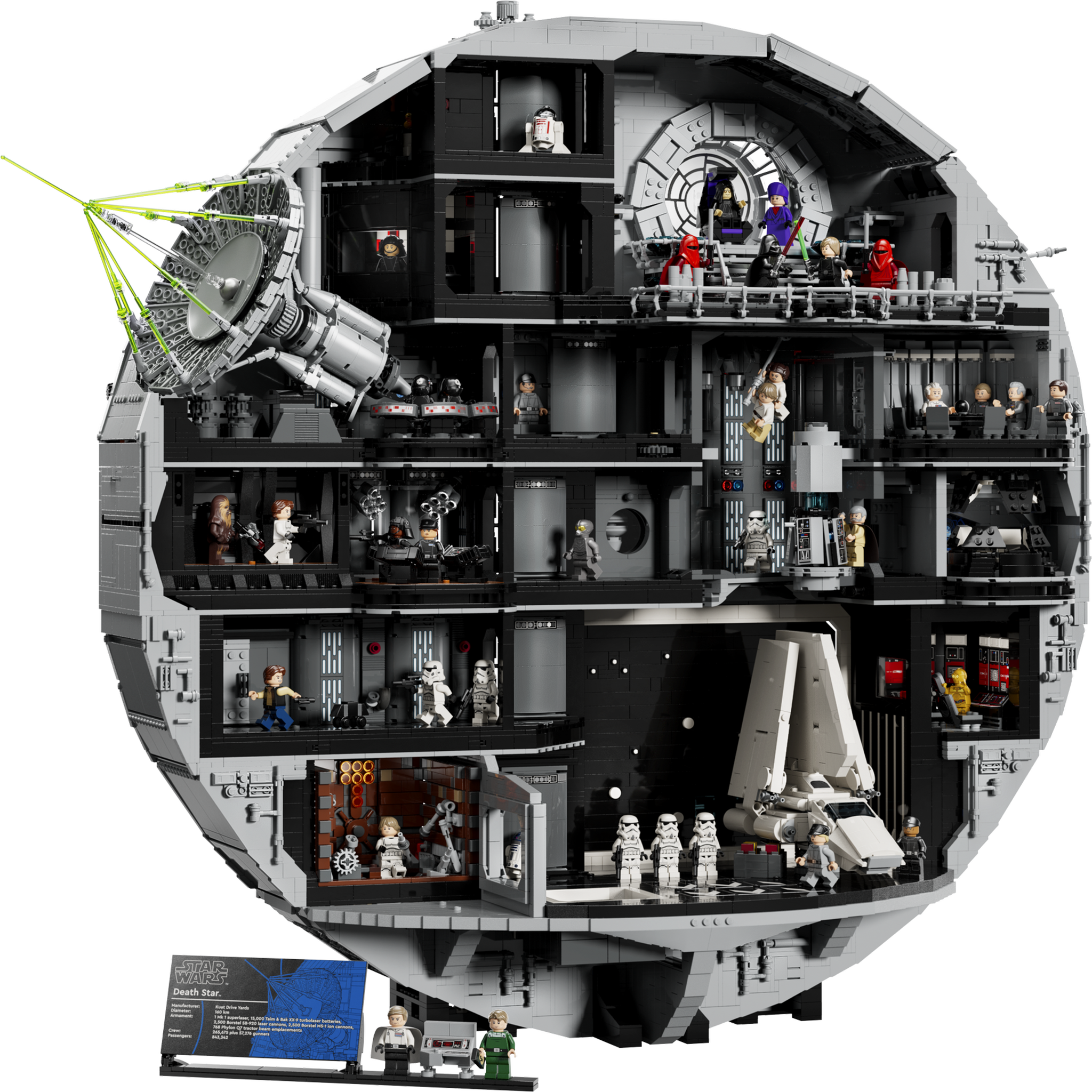 LEGO Lego star wars ucs 75419 étoile de la mort 9023 pièces