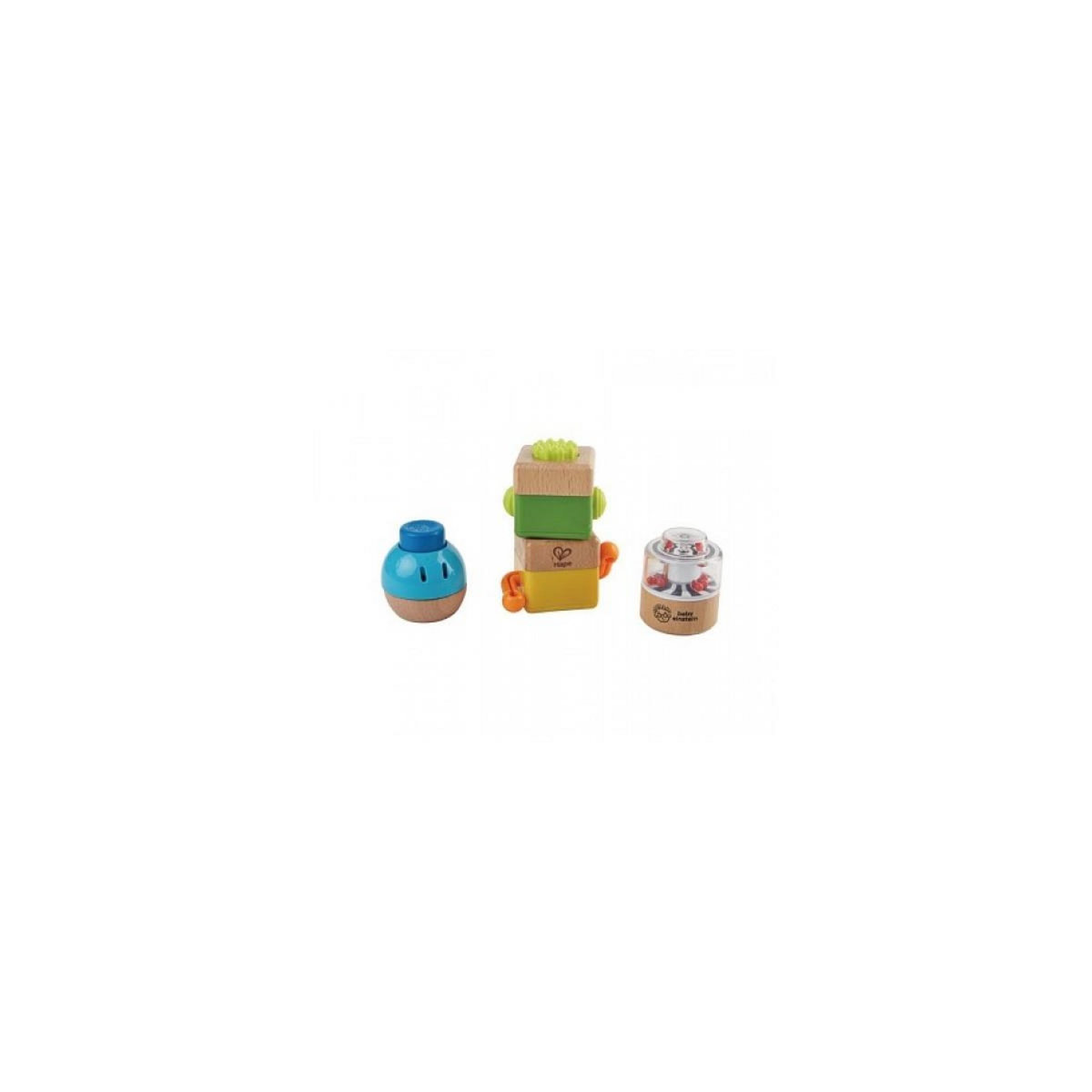 Hape Ensemble de 4 hochets éducatifs pour bébés de Baby Einstein