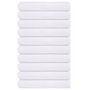 Voir la diapositive 1 : VIDAXL Serviettes de sauna 10 pcs blanc 80x200 cm 360 g m² 100% coton