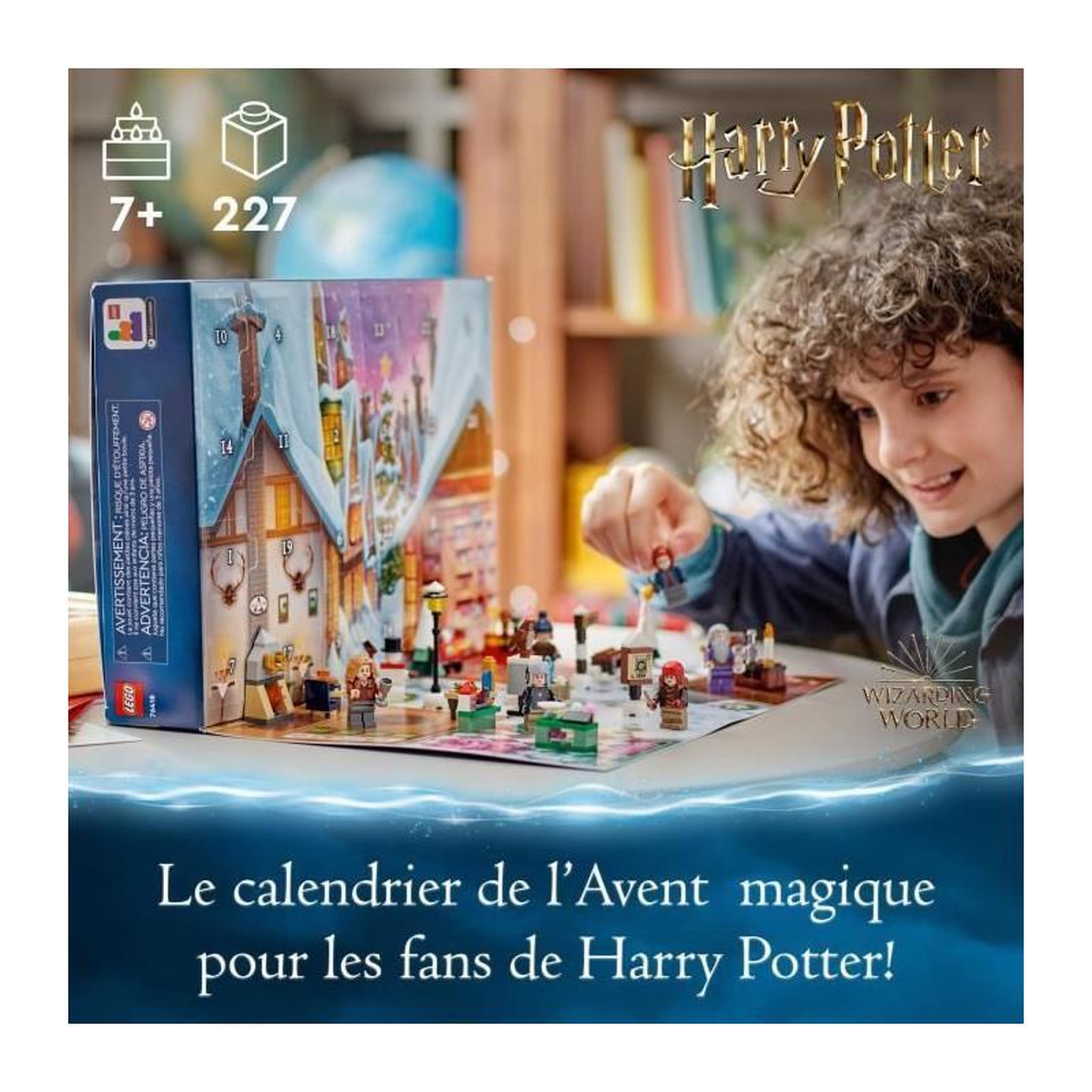 Voir la diapositive 6 : LEGO LEGO Harry Potter 76418 Le Calendrier de l'Avent 2023, avec 24 Cadeaux dont 6 Minifigurines du Village de Pré-au-Lard, Cadeau N