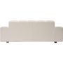 Voir la diapositive 5 : ATMOSPHERA Canapé fixe en tissu côtelé PALMA - 3 places - Ivoire