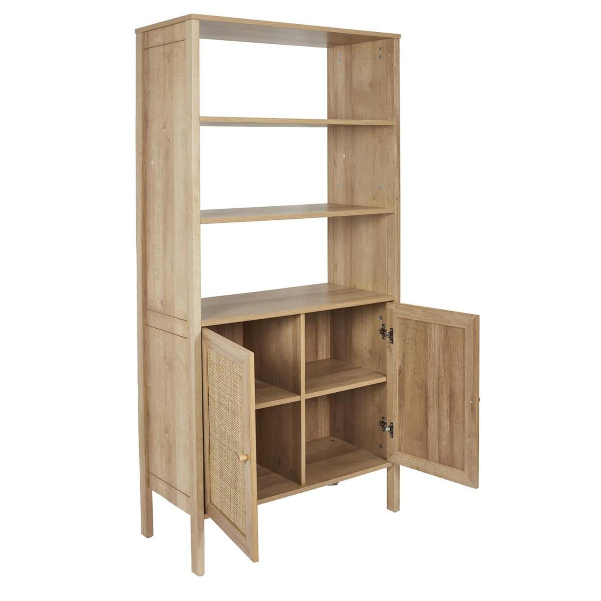 Voir la diapositive 4 : The Home Deco Factory Buffet 2 portes en bois  bali  163cm naturel